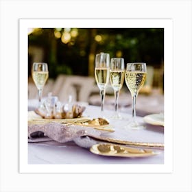 Formal Table 7 Art Print