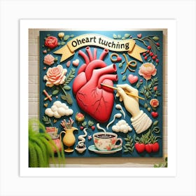 Heart Tucking Art Print