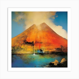 The Volcano Art Print