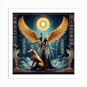 Egyptian Goddess 1 Art Print