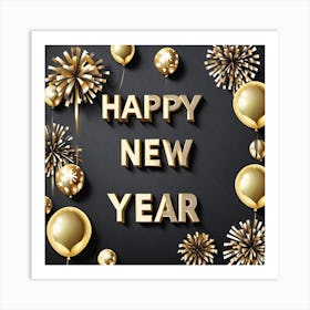 Happy New Year 47 Art Print