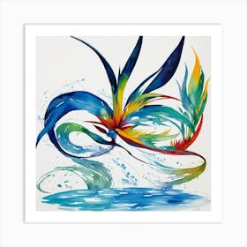 Bird Of Paradise 1 Art Print