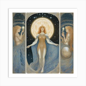 The World Tarot Card 1 Art Print