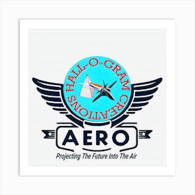 Hall-O-Gram Creations Aero Logo ~Reimagined 3 Art Print