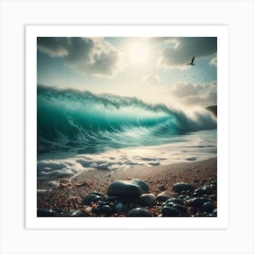 Ocean Wave 9 Art Print