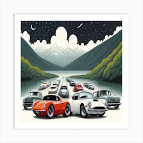 Car Convention Art Print