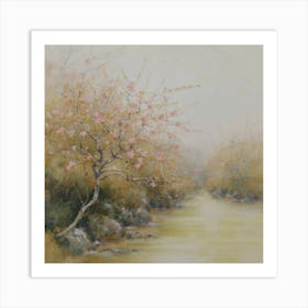 Blossoming Cherry Tree Art Print