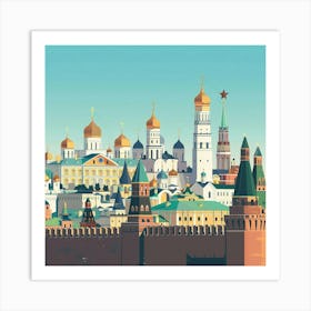 Moscow Kremlin 17 Art Print