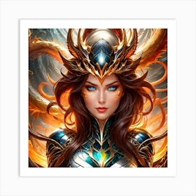 Elven Goddess vb Art Print