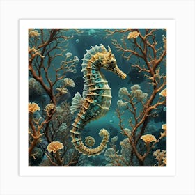 Seahorse Art Print