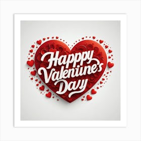 Happy Valentine'S Day 4 Art Print