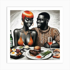 Sexy Couple 4 Art Print