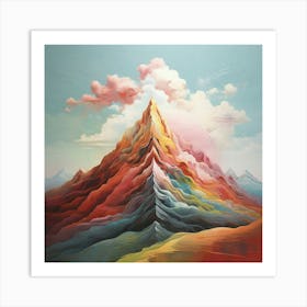 Mountain In The Sky Art Print