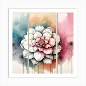 Flower Painting 5 Art Print