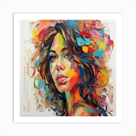 Portrait Of A Woman 17 Art Print