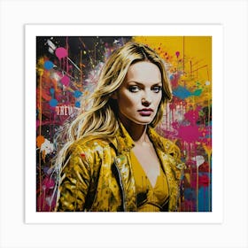 Cool girl 1 Art Print