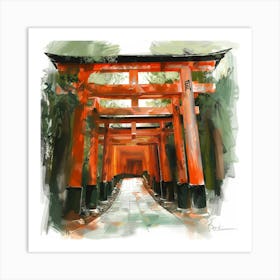 Fushigi Gate 3 Art Print