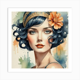 Gypsy Girl Art Print