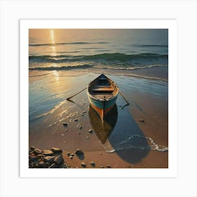 Rowing Boat Art Print