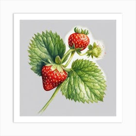 Strawberry Art Print