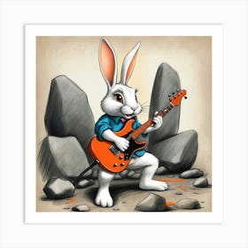 Bunny Rocker 8 Art Print