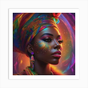 African Woman 4 Art Print