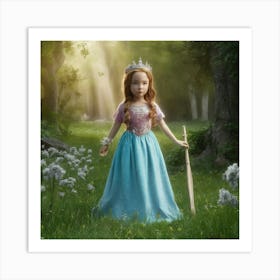 Creat Unique Princess In Fairy Landscape 3d 2000x2 0xfwydfkqpiluemkrlzmdg R5glesjerbo4sxbevhbaug Art Print