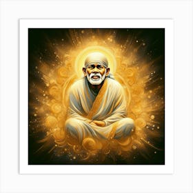 Sai Baba 7 Art Print