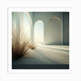 Room With Arches Art Print