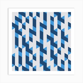 Abstract Geometric Pattern 1 Art Print