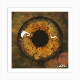 Surreal Eye Art Print