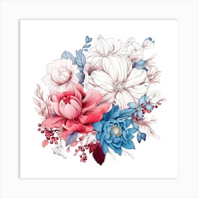 Floral Bouquet 10 Art Print