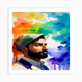 Portrait Of A Man2 Art Print