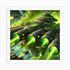 Venusian Toxis Dominator Converted Art Print