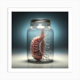 Brain In A Jar Art Print