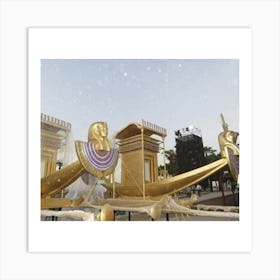 Pharaonic bed Art Print