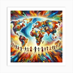 We are the world Art Print