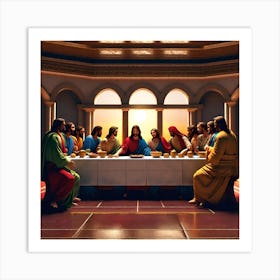 Last Supper 6 Art Print