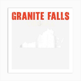 Granite Falls Washington Usa State America Travel Washington Art Print