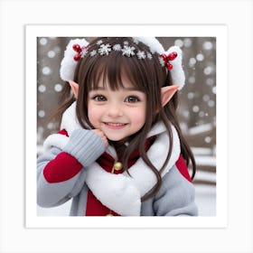 Little Elf Arielle Art Print