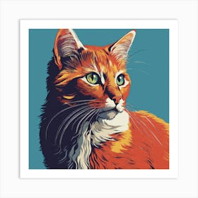 Cat Painting 1 Art Print