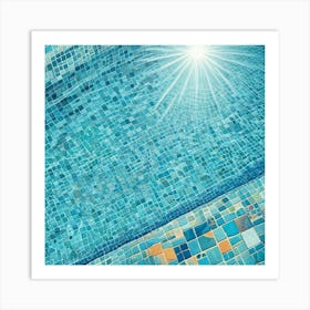 Swimming Art Print (13) Art Print