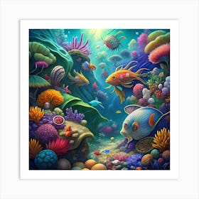 Underwater World Art Print