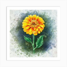 Zinnia Art Print