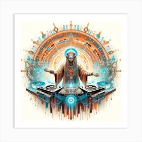 Dj Dj 11 Art Print