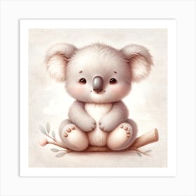 Cuddly Koala Art Print