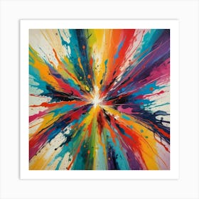 Bright Burst 2 Art Print