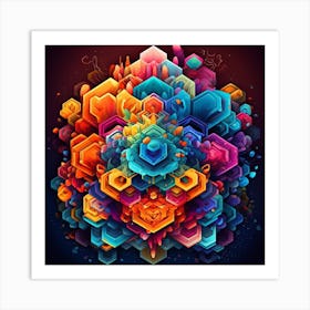 Geometric Art 1 Art Print