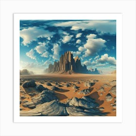 Desert Landscape 2 Art Print