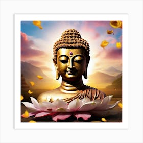 Buddha Statue Art Print
